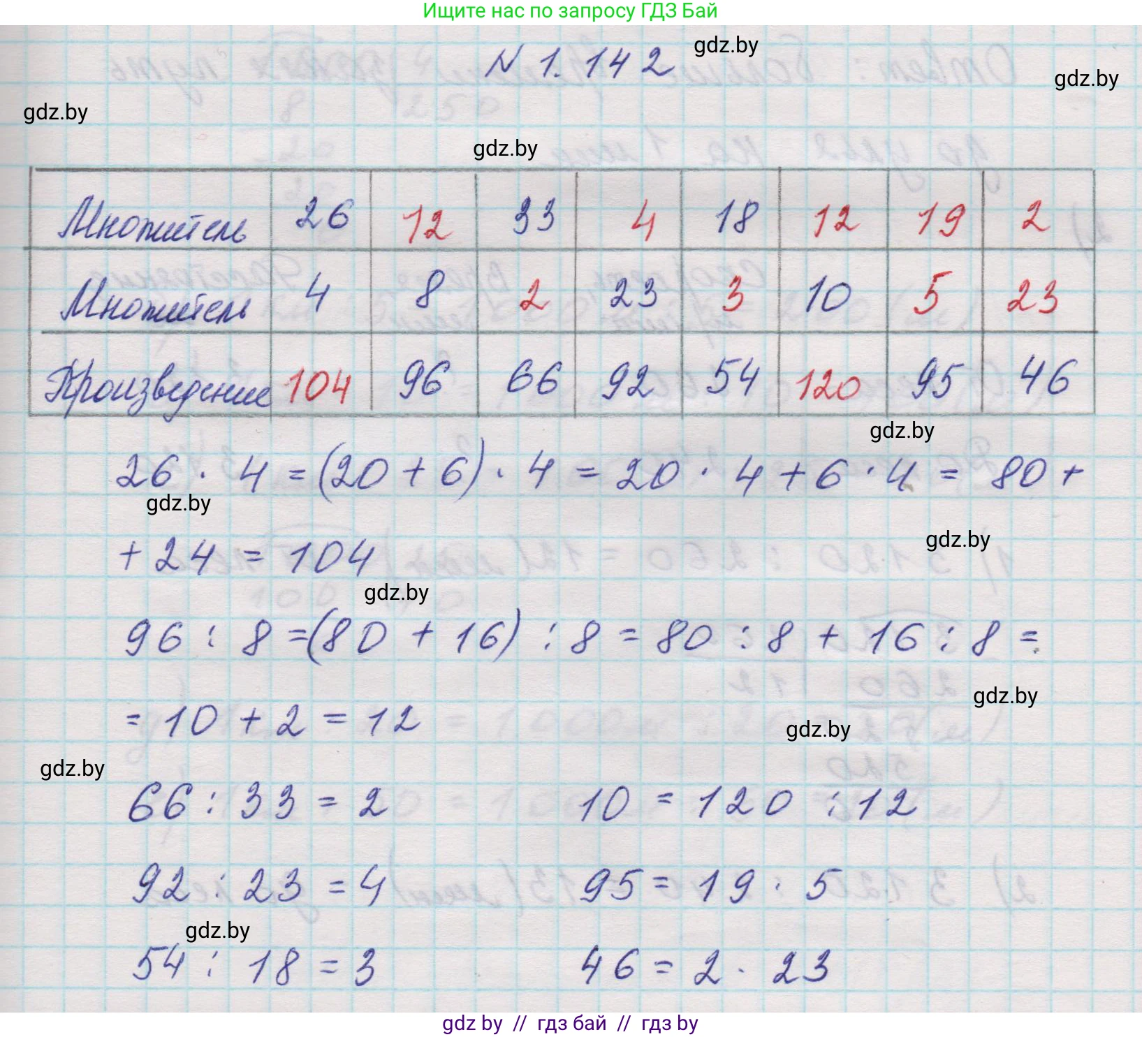 Математика, 5 класс Учебник, авторы: Виленкин Наум Яковлевич, Жохов Владимир Иванович, Чесноков Александр Семёнович, Александрова Лилия Александровна, Шварцбурд Семён Исаакович, издательство Просвещение, Москва, 2023, белого цвета, Часть 1, страница 30, номер 1.142, Решение 1