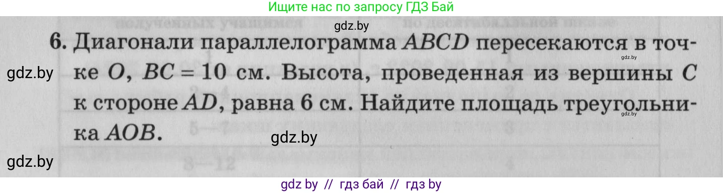 Математика, 9 класс сборник заданий для выпускного экзамена, авторы: Беняш-Кривец Валерий Вацлавович, Цыбулько Оксана Евгеньевна, Пирютко Ольга Николаевна, Казаков Валерий Владимирович, издательство Академия образования, Минск, 2024, страница 6, номер 6, Условие