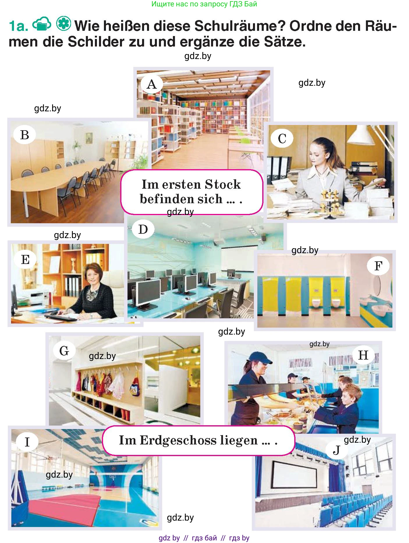 Немецкий язык (Deutsch), 6 класс Учебник (Schülerbuch), авторы: Зуевская Елена Викторовна, Салынская Светлана Ивановна, Негурэ Ольга Вячеславовна, издательство Вышэйшая школа, Минск, 2022, жёлтого цвета, Teil 1, страница 26, номер 1, Условие