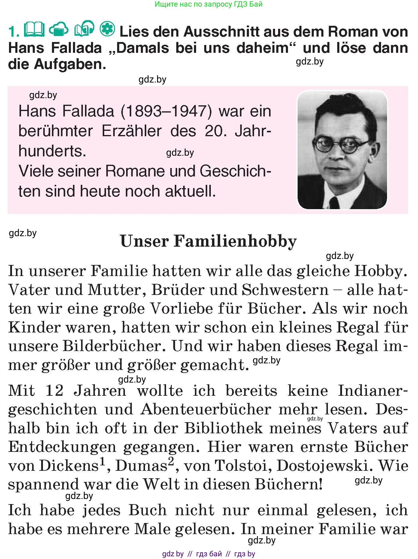 Немецкий язык (Deutsch), 6 класс Учебник (Schülerbuch), авторы: Зуевская Елена Викторовна, Салынская Светлана Ивановна, Негурэ Ольга Вячеславовна, издательство Вышэйшая школа, Минск, 2022, жёлтого цвета, Teil 1, страница 73, номер 1, Условие