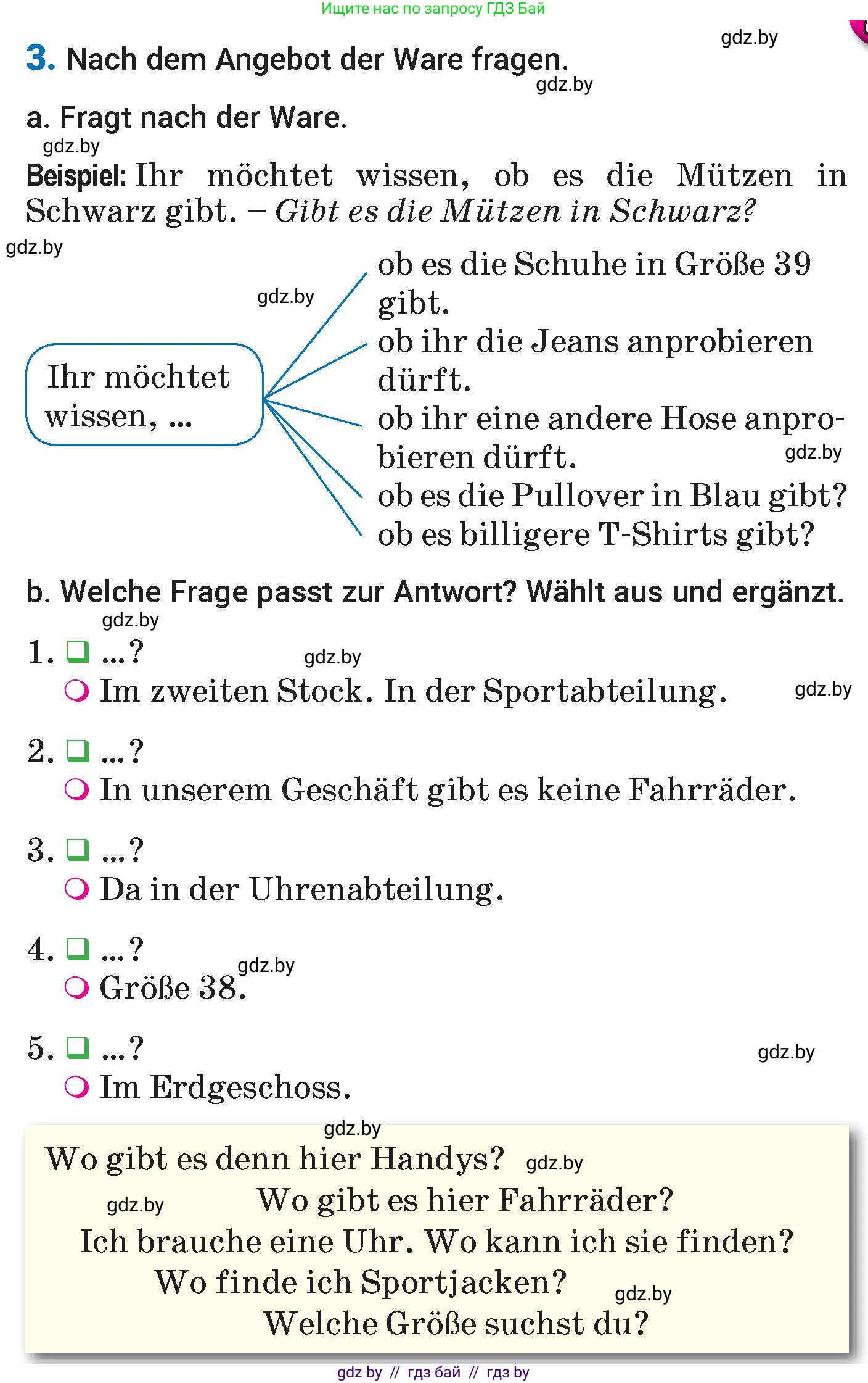 Немецкий язык (Deutsch), 7 класс Учебник (Schülerbuch), авторы: Будько Антонина Филипповна (Budjko Antonina), Урбанович Инна Ювинальевна (Urbanowitsch Ina), издательство Вышэйшая школа, Минск, 2021, страница 207, номер 3, Условие