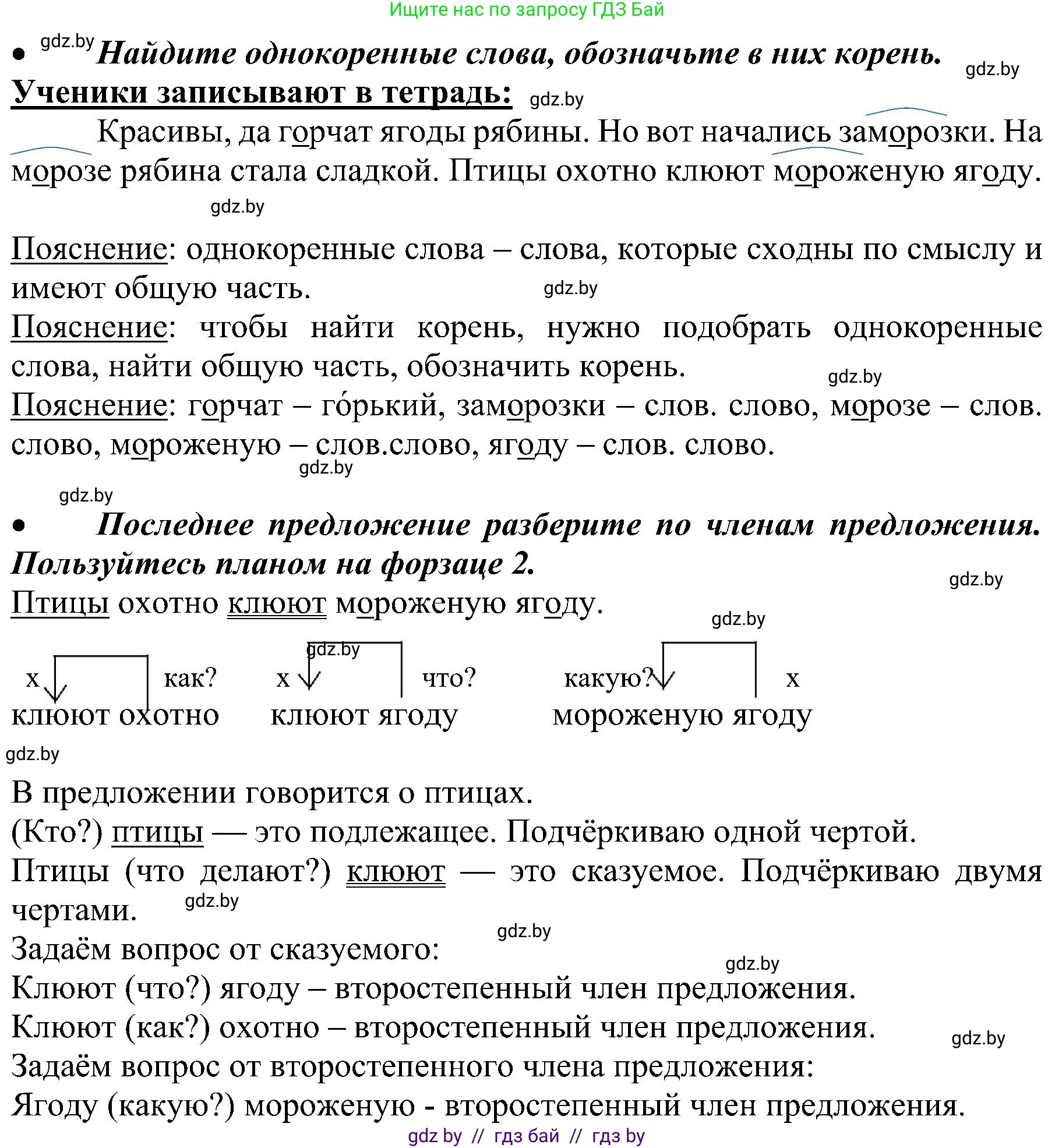 Русский язык, 3 класс Учебник, авторы: Антипова Маргарита Борисовна, Верниковская Алла Викторовна, Грабчикова Елена Самарьевна, издательство Национальный институт образования, Минск, 2023, Часть 1, страница 91, номер 135, Решение (продолжение 2)