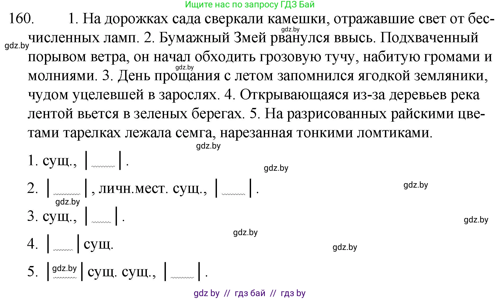 Русский язык, 7 класс Учебник, авторы: Волынец Татьяна Николаевна, Литвинко Франя Михайловна, Долбик Елена Евгеньевна, Таяновская И В, Винник И Р, издательство Национальный институт образования, Минск, 2020, бирюзового цвета, страница 81, номер 160, Решение